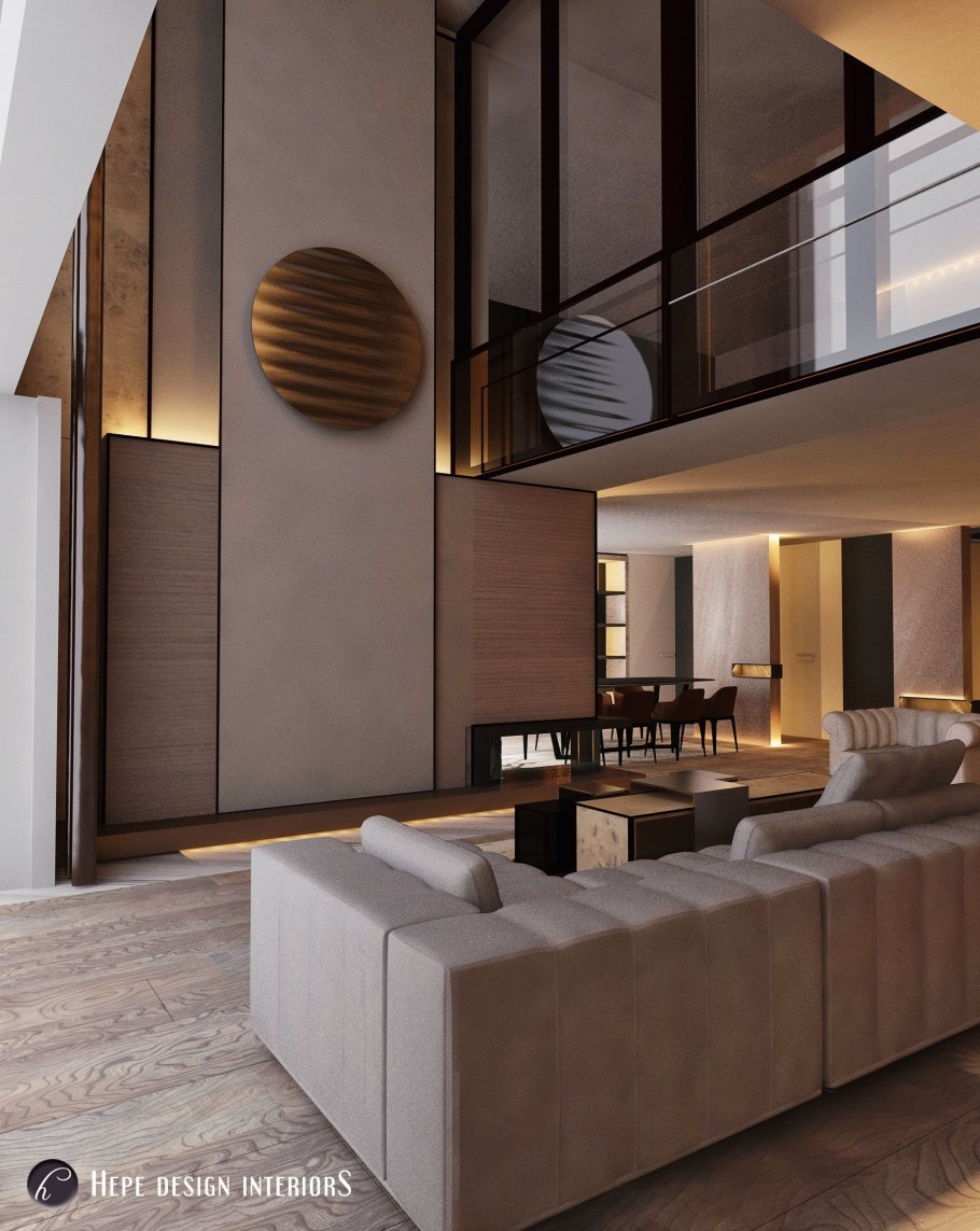 Интерьеры домов в стиле Модерн