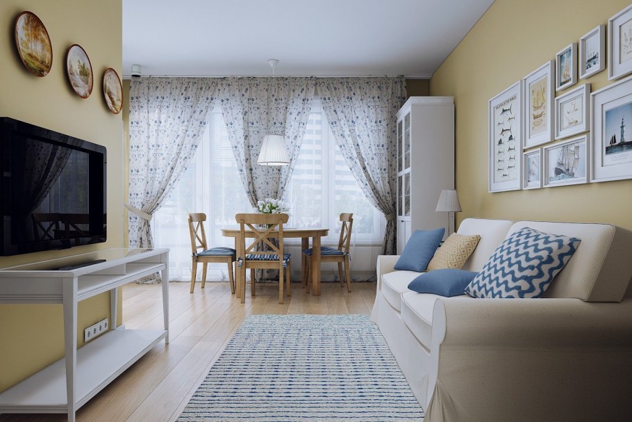 Интерьер гостиной икеа