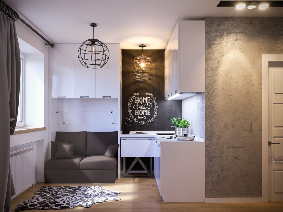 Очень маленькие квартиры студии