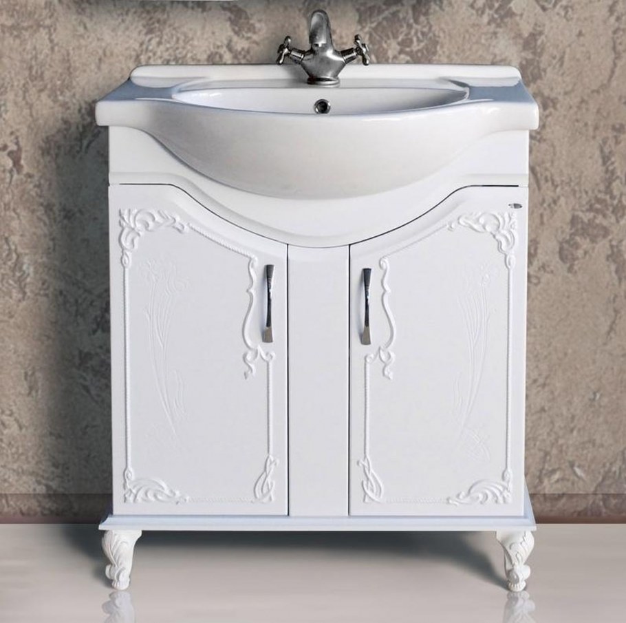 Атолл тумба с раковиной "Александрия 65" дорато