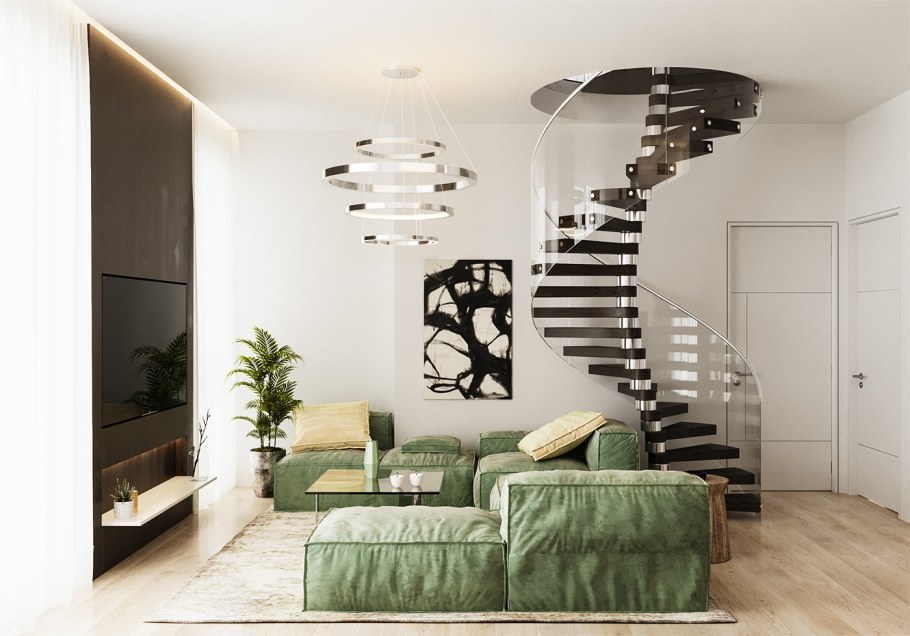 Двухуровневая лестница