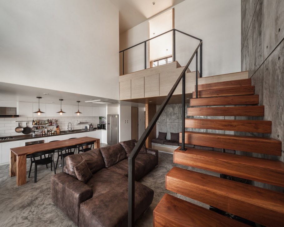 Интерьер двухуровневой квартиры