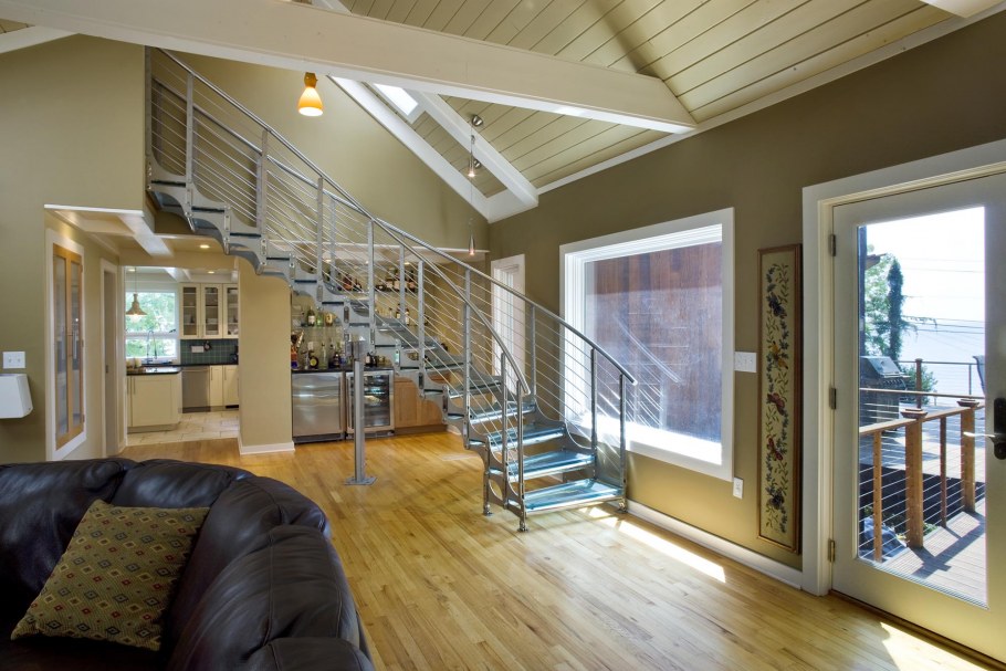 Лестница в стиле лофт и Индастриал