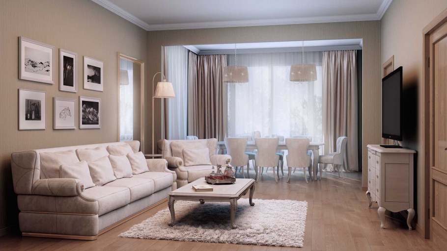 Дизайн интерьера гостиной