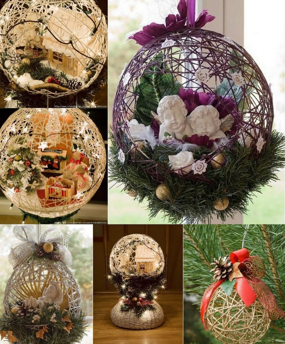 Ёлочные игрушки из тканисвоими руками