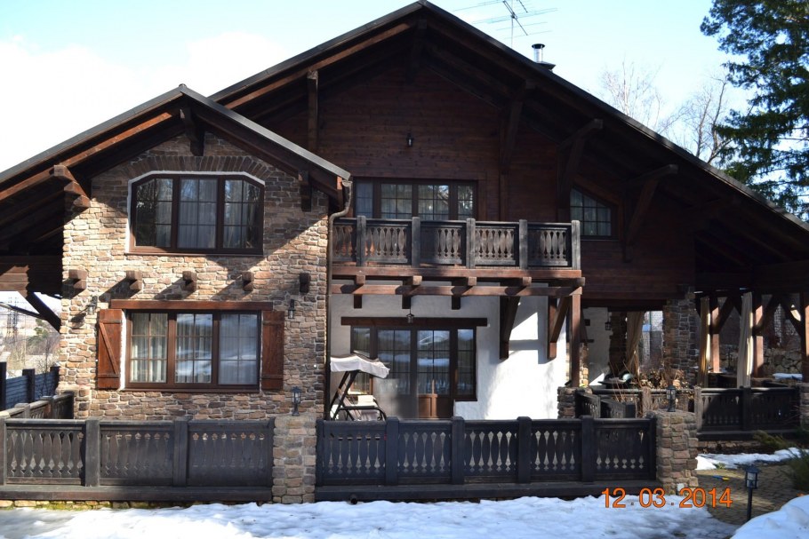 Фасад Модерн Шале