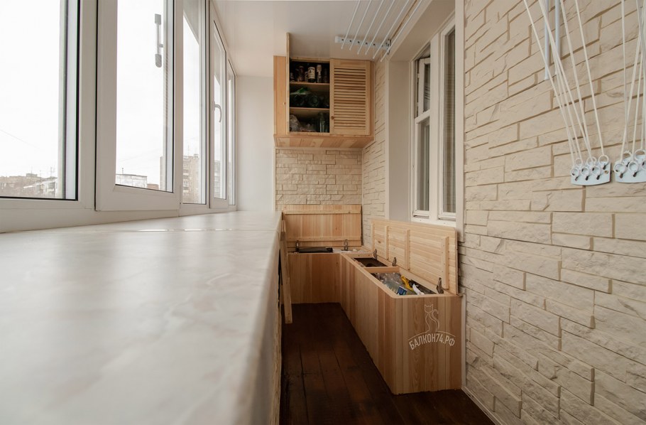 Кабинет на балконе