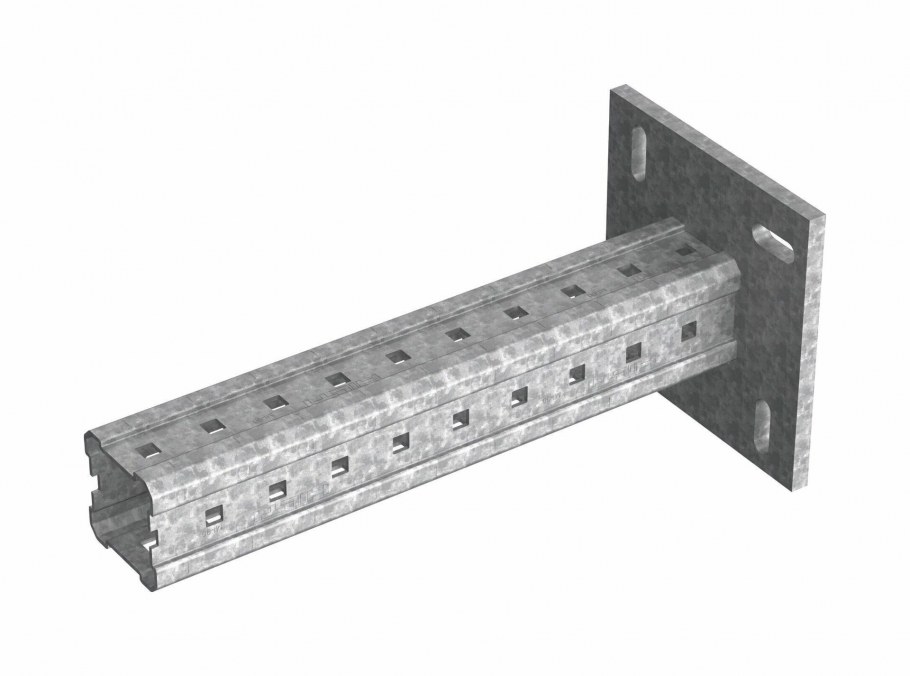 Планка торцевая алюм.для стеновых панелей 6 мм(п) 1040 l=3000