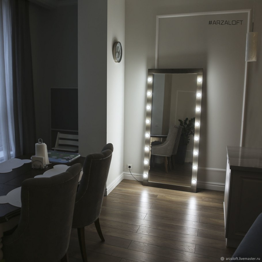 Гримерное зеркало во весь рост