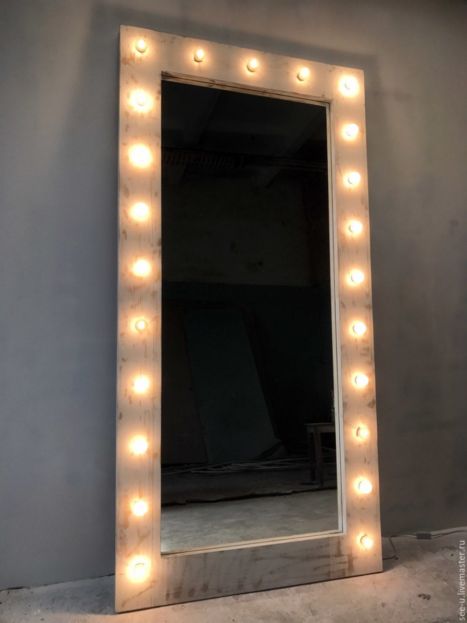 Зеркало гримерное напольное 170