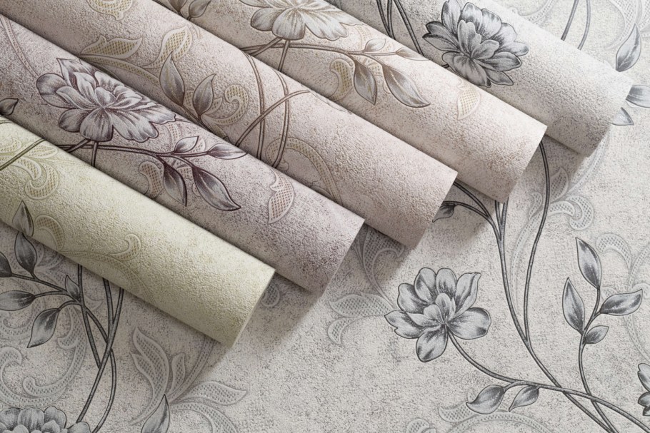 Рулоны обоев для стен