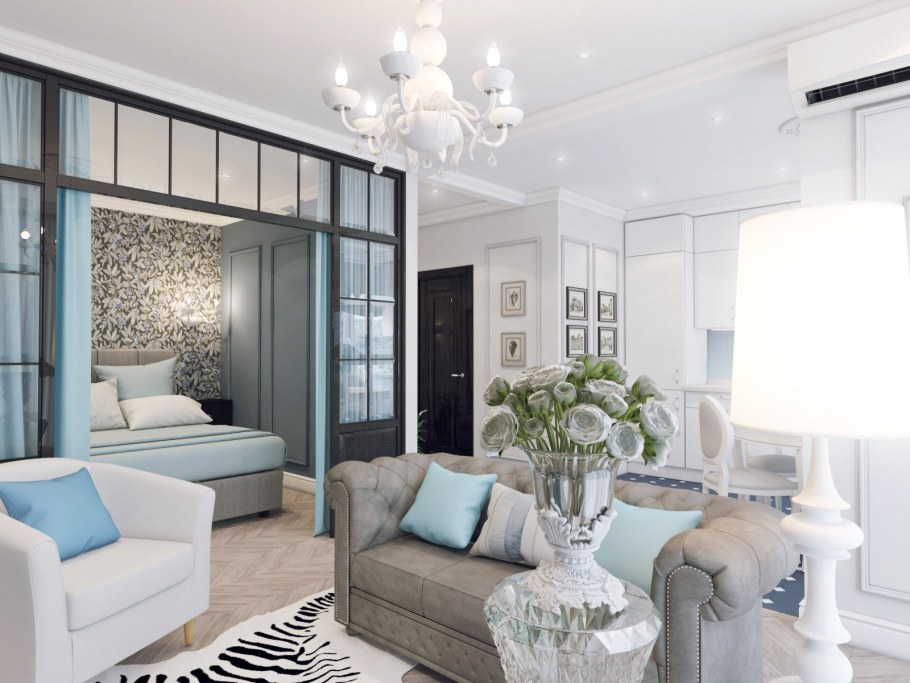 Спальня гостиная Неоклассика