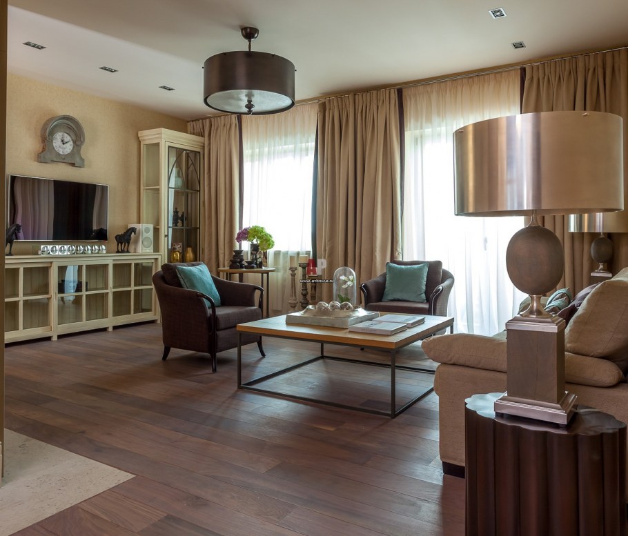 Кухня гостинная Сканди