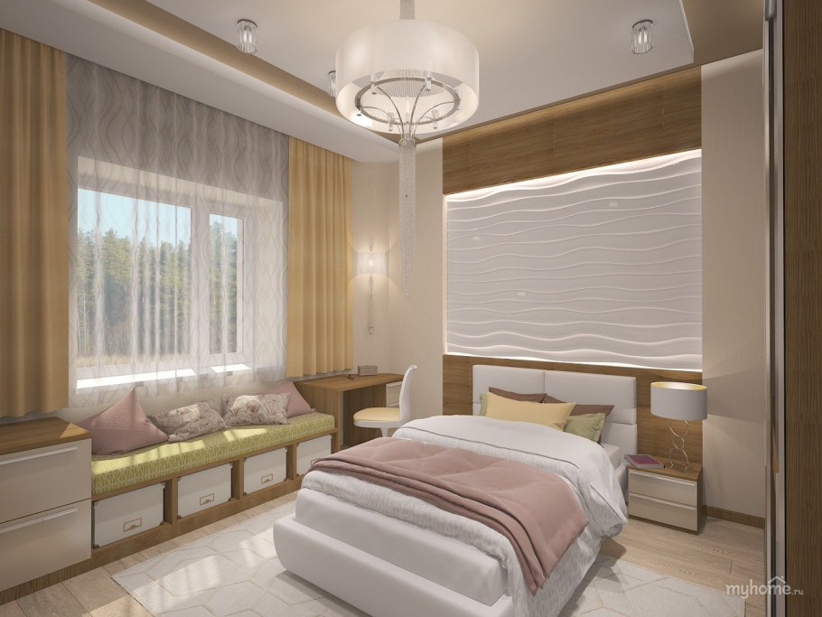 Интерьер в пастельных тонах