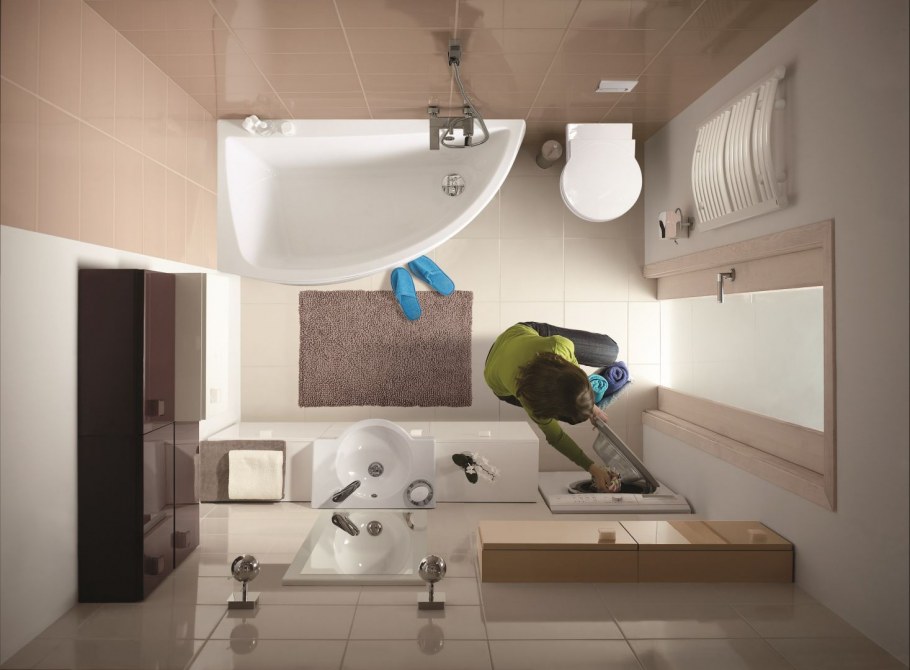 Маленькая ванная хрущевка