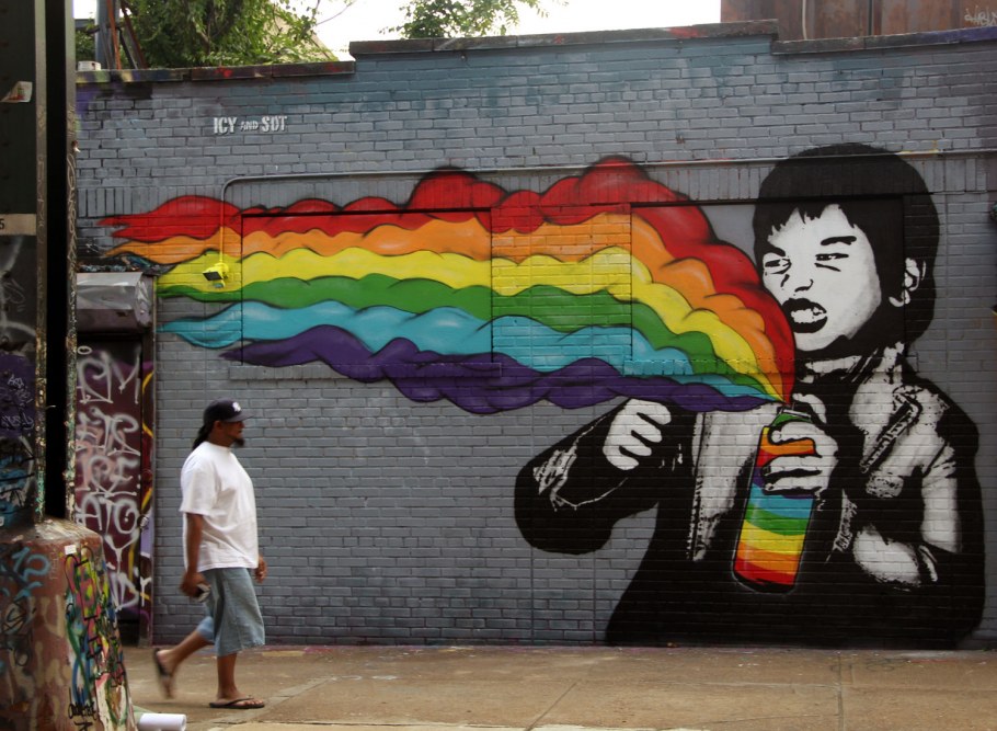 Граффити уличная живопись