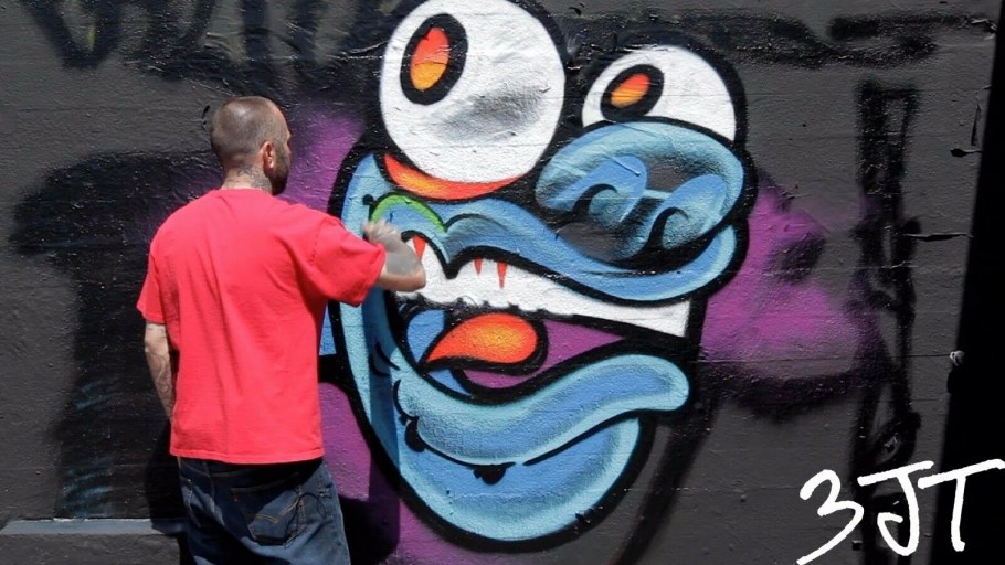 Лица в стиле граффити