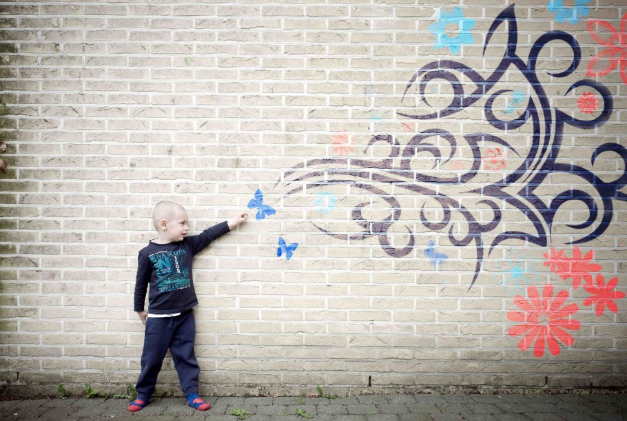 Детское граффити