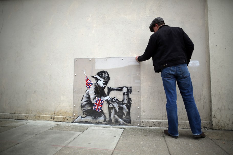 Английский художник Бэнкси