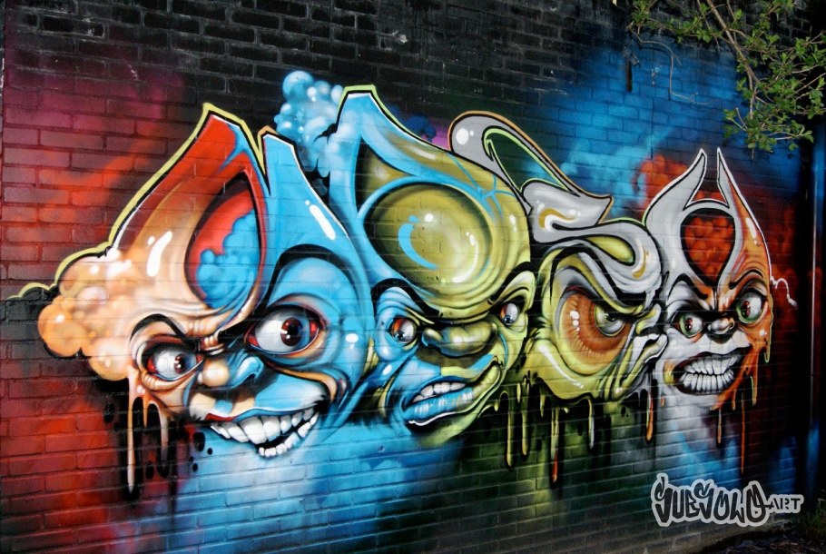 Стрит арт тату