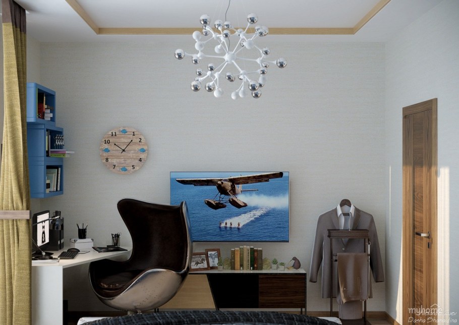 Люстра в комнату молодого человека