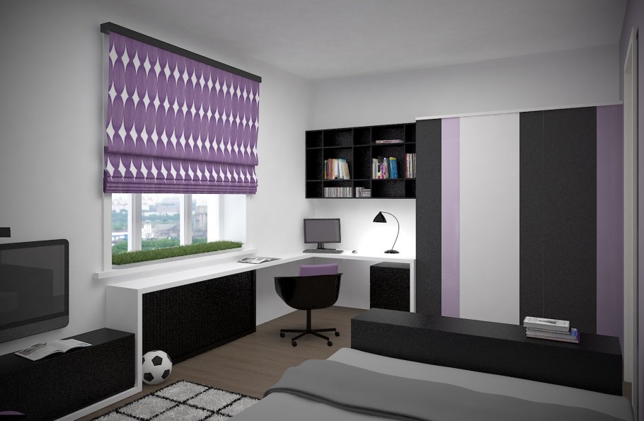 Жалюзи в комнату подростка мальчика