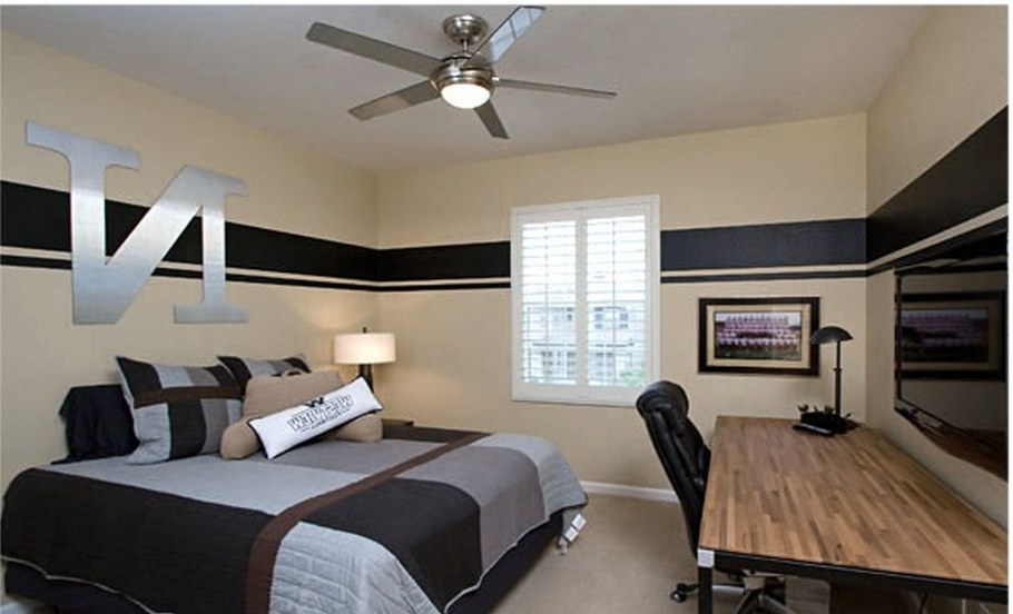 Интерьер комнаты для молодого парня