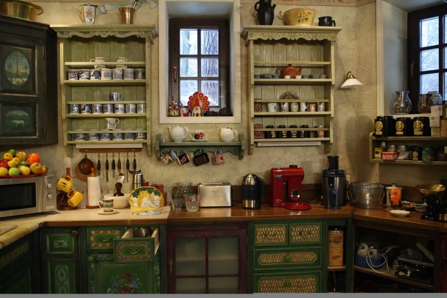 Кухня у Юлии Высоцкой в стиле Прованс