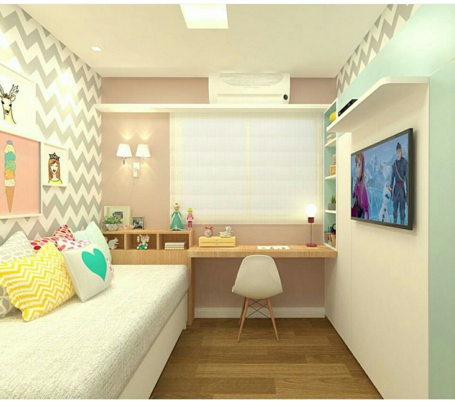 Планировка комнаты для девочки