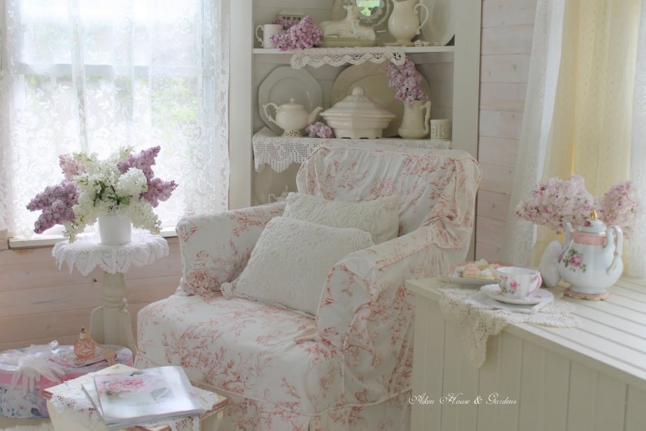 Спальня в стиле шебби Шик и Прованс