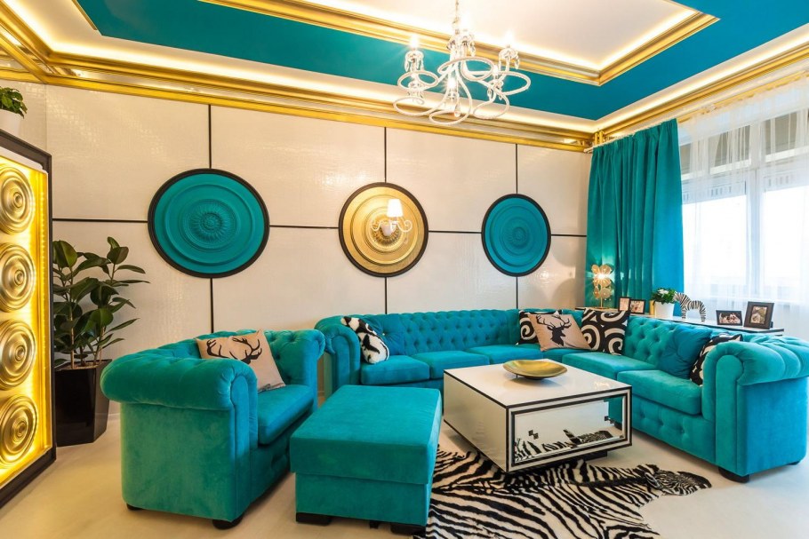 Плитка для ванной комнаты бирюзовая