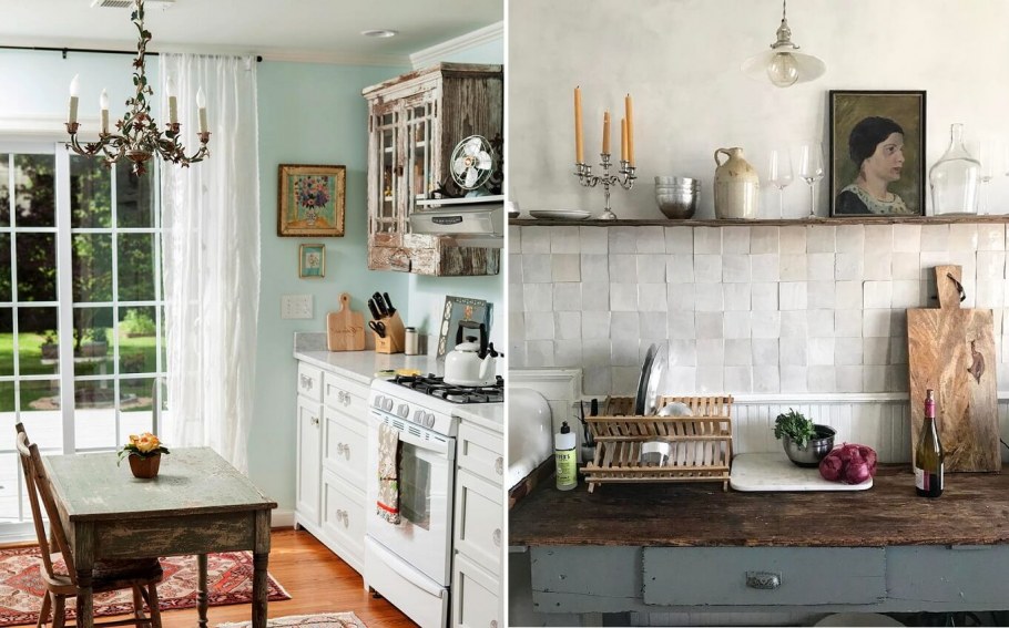 Стены в стиле Кантри