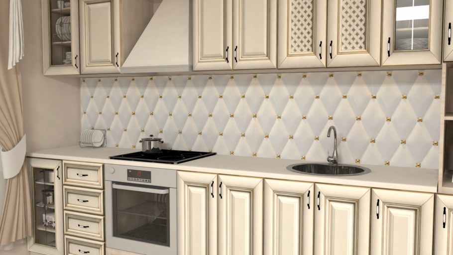 Плитка для кухни на фартук Арабеска