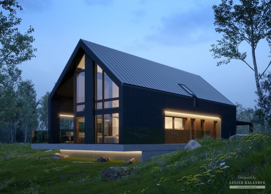 Барнхаус с мягкой кровлей