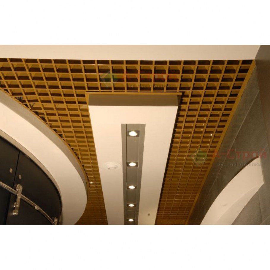 Потолок Грильято пирамидальный