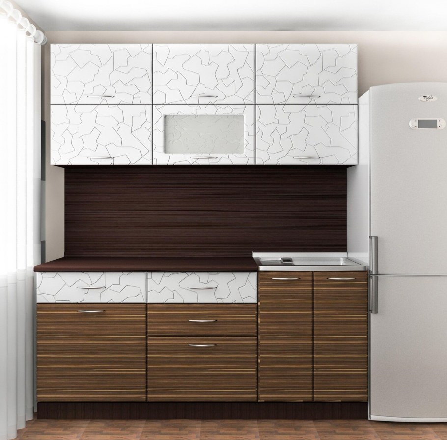 Кухня Базис зебрано