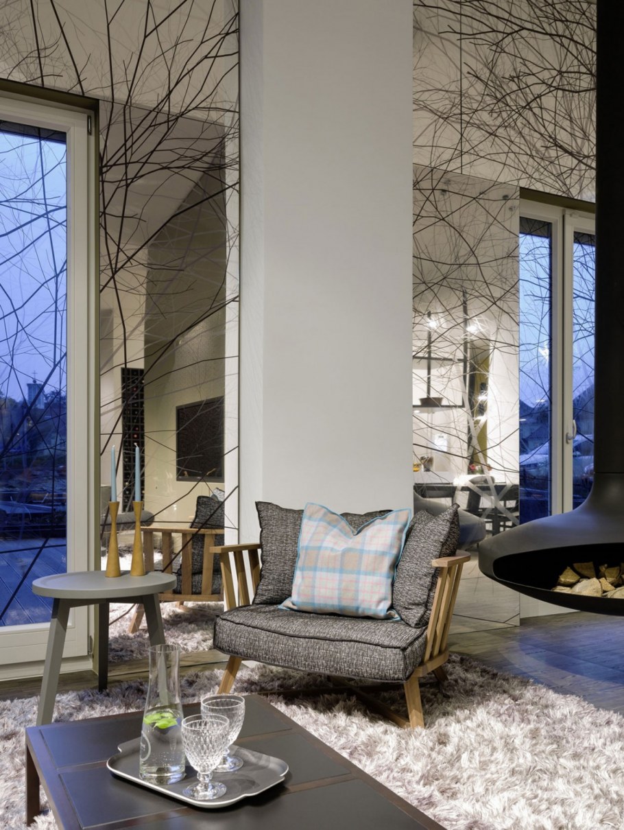 Зеркала в интерьере лофт