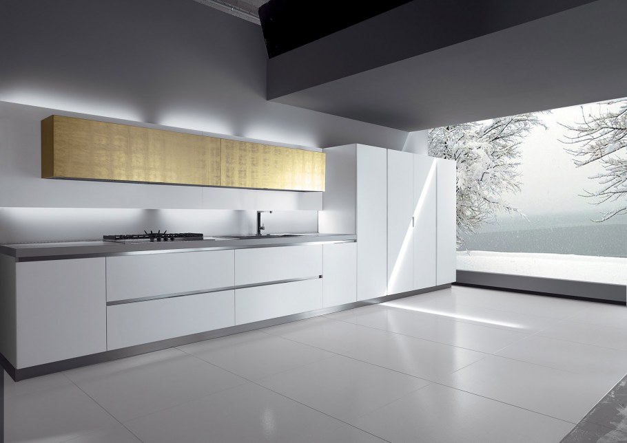 Профиль-ручка под пропил, l=5000мм, отделка алюминий