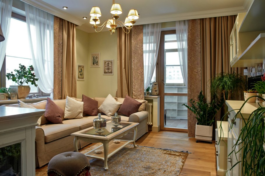 Свет в гостиной