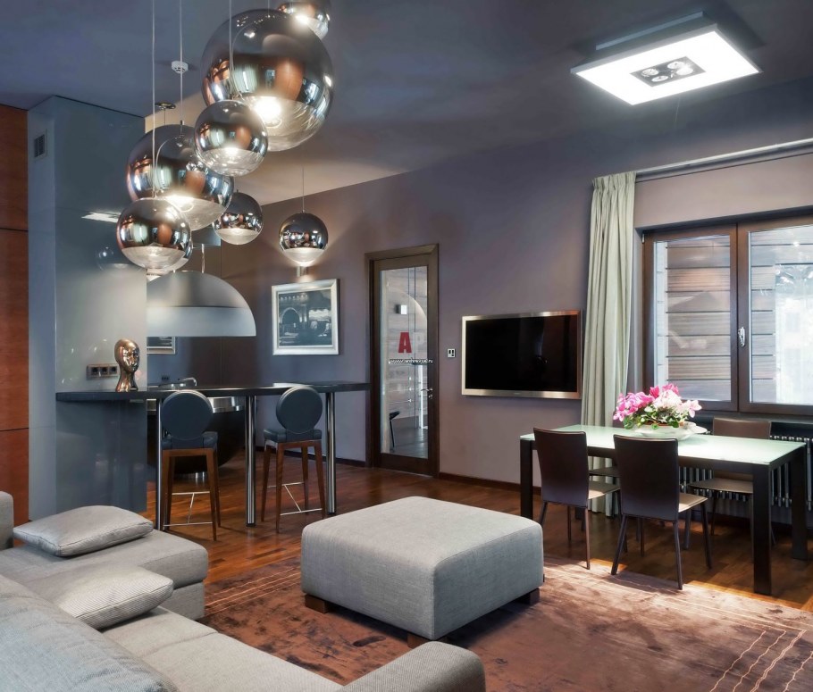 Подсветка в гостиной