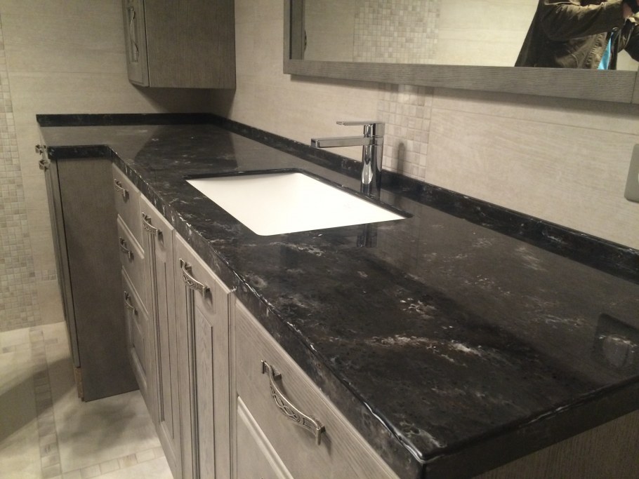 ЭКБАККЕН столешница, матовая поверхность антрацит/ламинат