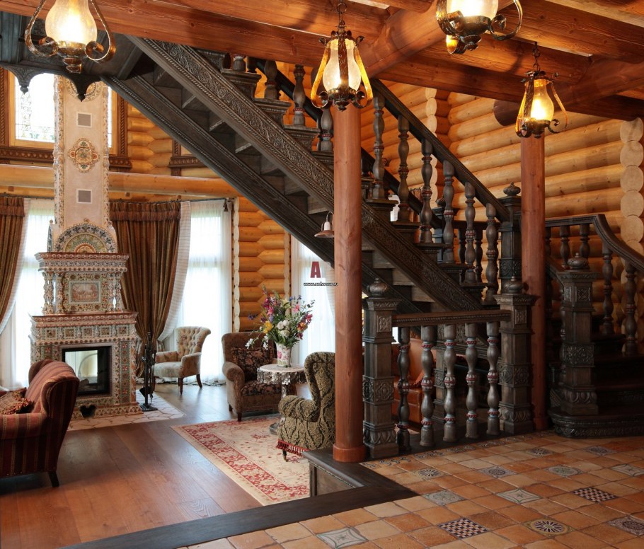 Старорусский стиль в интерьере