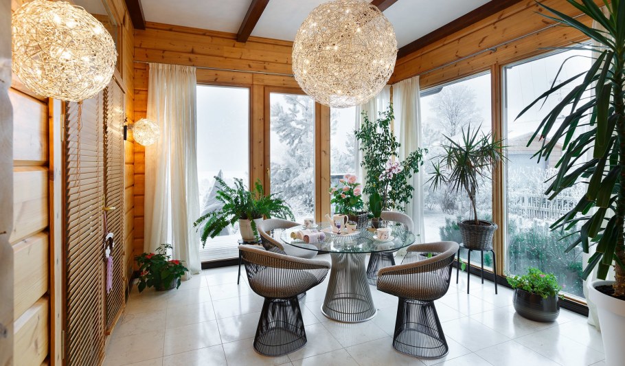 Загородный дом в эко стиле