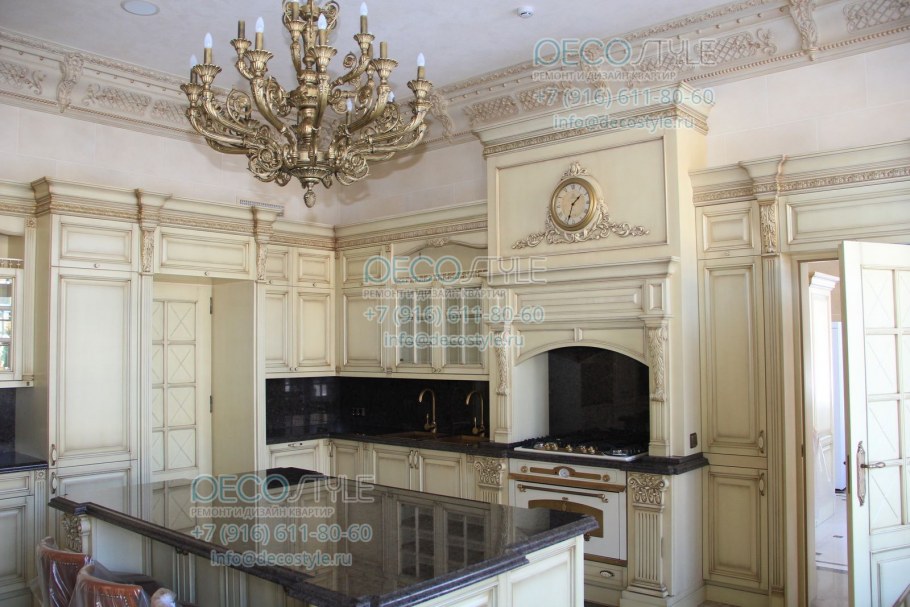 Лепнина на кухне