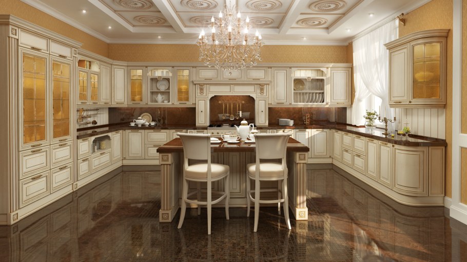 Итальянские кухни в классическом стиле Зетта