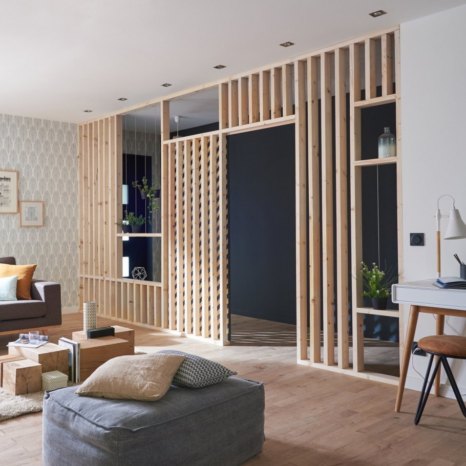 Кубообразный реечный фасад