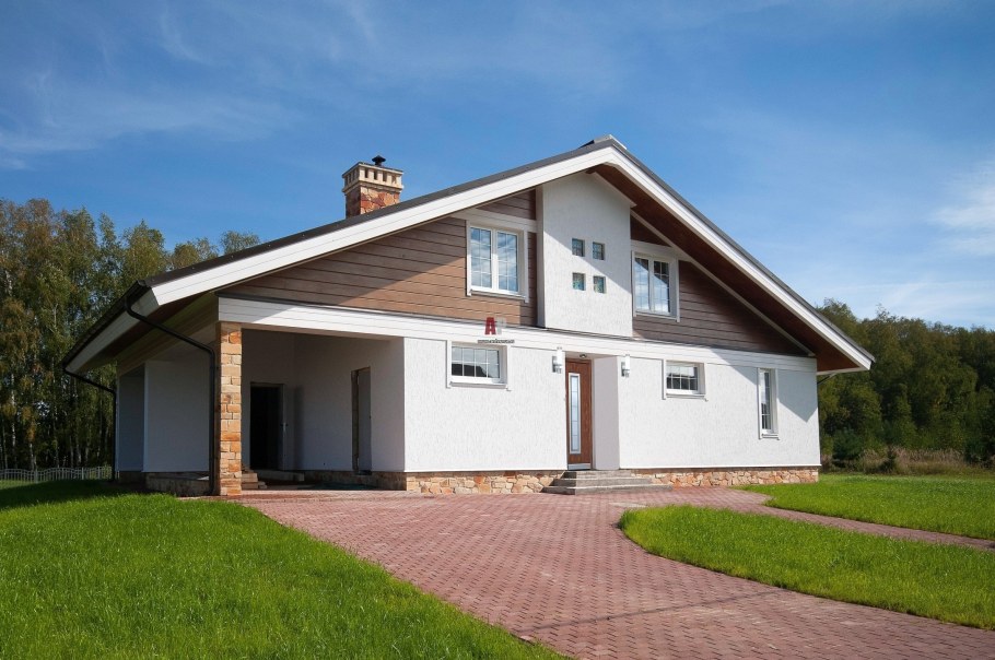 Комбинированный дом с гаражом