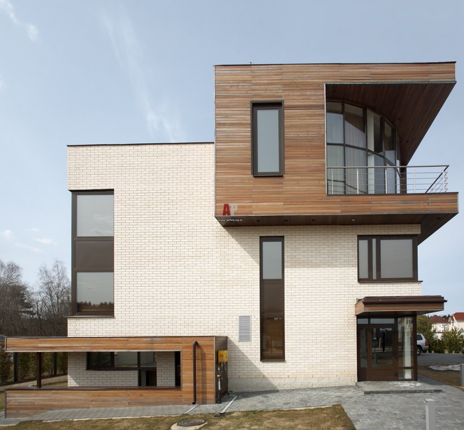 Дом в стиле брутализм экстерьер