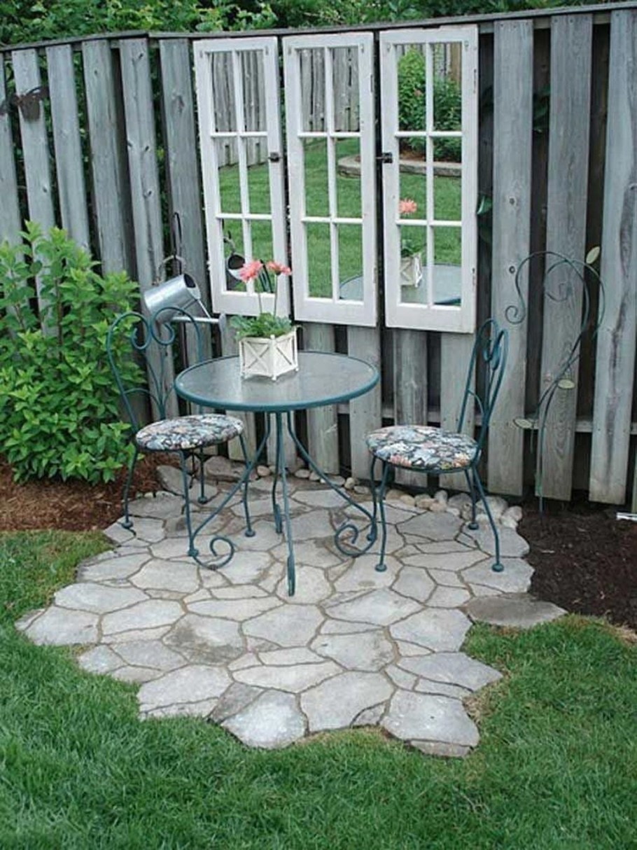 Зеркала в ландшафтном дизайне