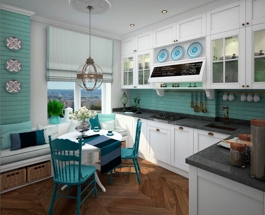 Средиземноморский стиль в интерьере кухни